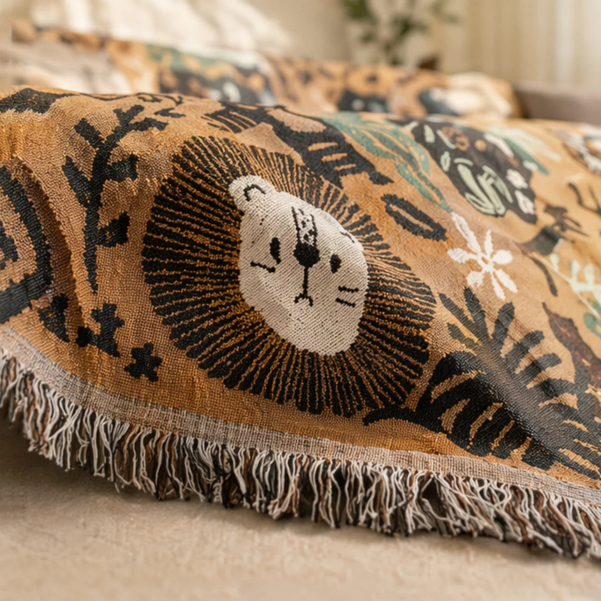 Anti-Slip Multicolor Printed Sofa Cover