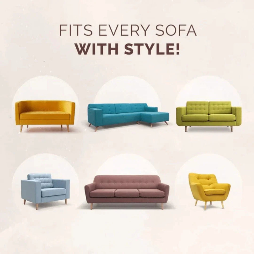 Anti-Slip Multicolor Printed Sofa Cover