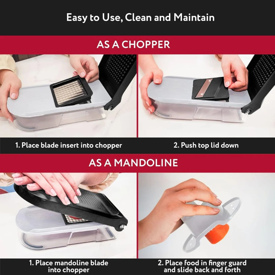 Multi-Functional Vegetable Chopper & Slicer