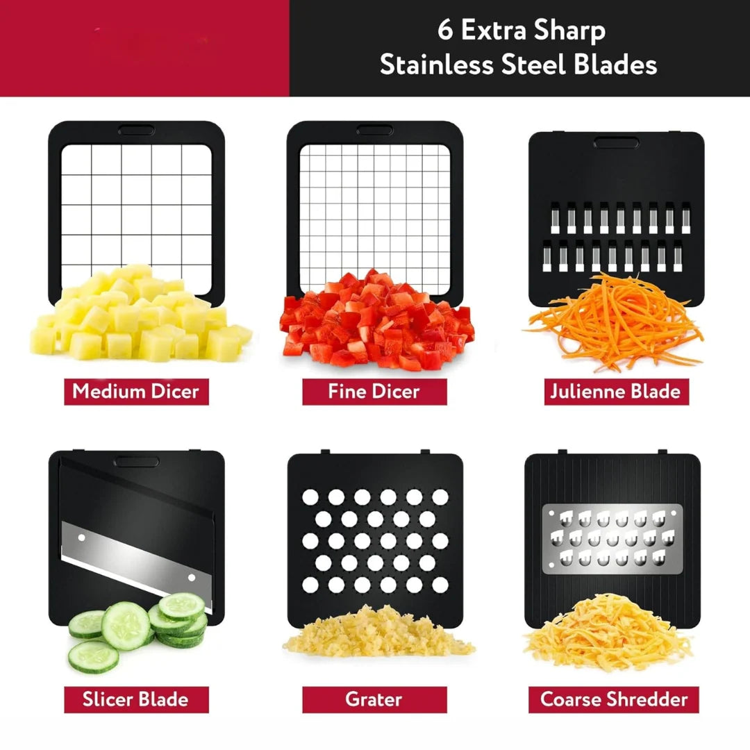 Multi-Functional Vegetable Chopper & Slicer