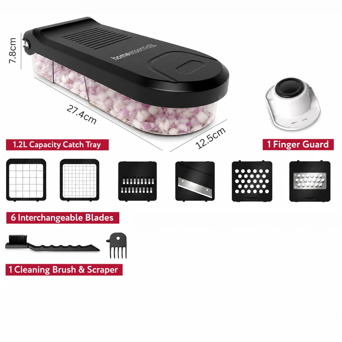 Multi-Functional Vegetable Chopper & Slicer